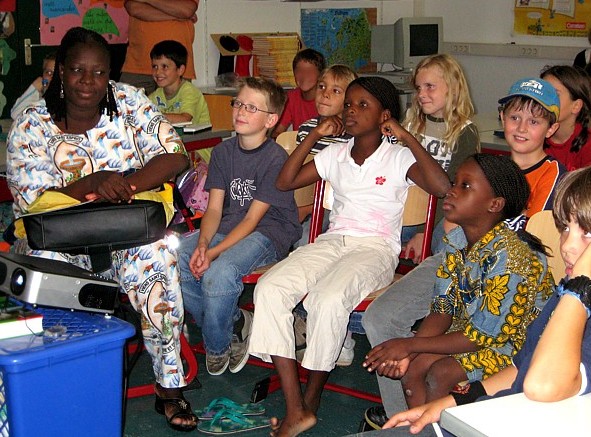 Besuch aus Afrika in unserer Schule